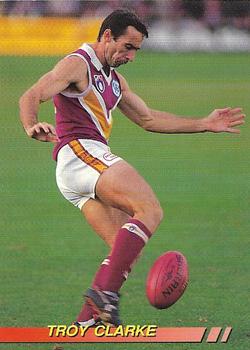 1994 Select AFL #25 Troy Clarke Front